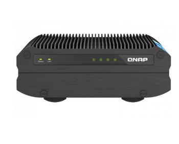 QNAP TS-i410X-8G,4-bay Desktop NAS; Intel Atom x6425E quad-core, onboard 8GB RAM (not expandable), 4 x 2.5-inch SATA slots, 2 x 10GbE, 1 x HDMI 1.4b, 3 yrs WTY