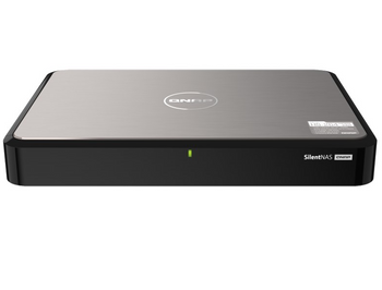 QNAP HS-264-8G, 2-bay fanless desktop NAS, Intel Celeron N5105 quad-core, burst up to 2.9 GHz, 8GB memory, 2 x 2.5"/3.5" SATA HDD bay + 2 x RJ45 2.5GbE, 2yr wty