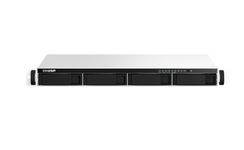 QNAP TS-464eU-8G, 4-bay 1U short depth 12" rackmount NAS, Intel Celeron N5105/N5095 quad-core, burst up to 2.9 GHz; 8GB, 2x2.5GbE,2xm.2 2280, 3Y wty ( No Rail )