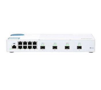 QNAP QSW-M408S, 8 port 1Gbps, 4 port 10GbE SFP+, web management switch, 2 Years RTB