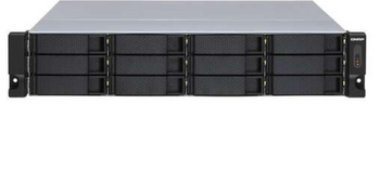 QNAP TL-R1200S-RP 12-bay 2U rackmount SATA JBOD expansion unit, redundant PSU, 2 Year WTY
