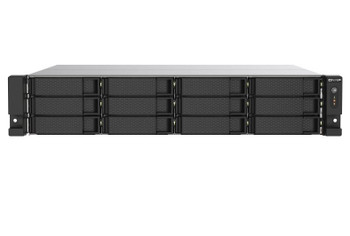 QNAP TS-1273AU-RP-8G 12-bay rackmount NAS, AMD Ryzenâ„¢ Embedded V1500B quad-core 2.2 GHz processor, 8GB DDR4 RAM (max 32GB), 3y wty (no RAIL)