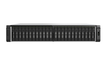 QNAP TS-h3077AFU-R5-32G 2U 30-bay 2.5" SATA all flash NAS, AMD Ryzen 7600/Ryzen Pro 7645 6-core/12 thread processor, up to 5.1 GHz,32GB DDR5 non-ECC RAM, 3 Yrs