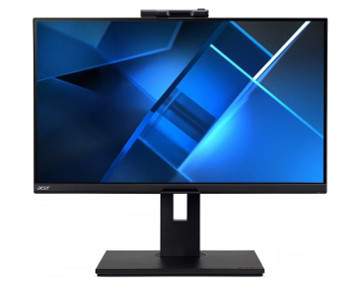 Acer B248Y 23.8in IPS-LED /VGA/HDMI/DisplayPort /(16:9) 1920x1080@75Hz /Speakers /Height Adjustable /FHD Webcam/USB C Docking/3 Year Warranty