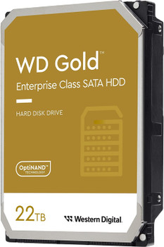 Western Digital Gold 22TB 3.5' Enterprise Class SATA 6 Gb/s HDD 7200 RPM Cache Size 512MB 5-Year Limited Warranty (LS)