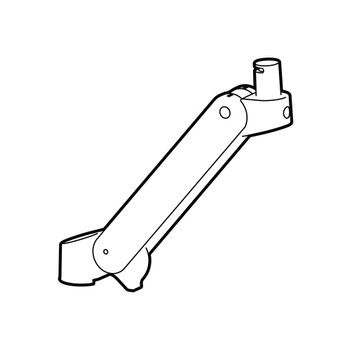 Ergotron LX Pro Arm without Pivot (polished aluminum)