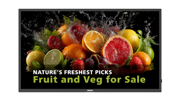 Philips D-Line 43" 4K 24/7 600 Nit Android 14 Digital Signage Display