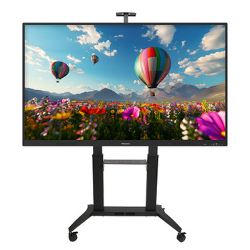 Bundle Deal : Hisense GoBoard 86" 4K Google EDLA Certified Android 14 Interactive Display + Trolley