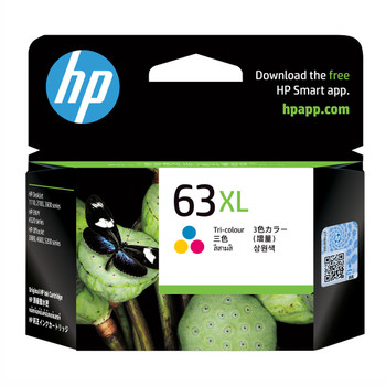 HP 63XL High Yield  Tri-color Original Ink Cartridge