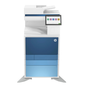HP Color LaserJet Managed MFP E877dn 40ppm / 50ppm / 60ppm / 70ppm A3 Colour Multifunction Printer/Copier + 2000 sheet High Capacity Paper Tray/Stand