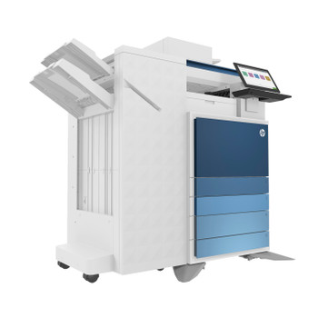 HP Color LaserJet Managed Flow MFP E786z 25ppm / 30ppm / 35ppm A3 Colour Multifunction Printer/Copier + 2x520 sheet Workgroup Paper Tray/Stand + Stapler/Stacker Finisher