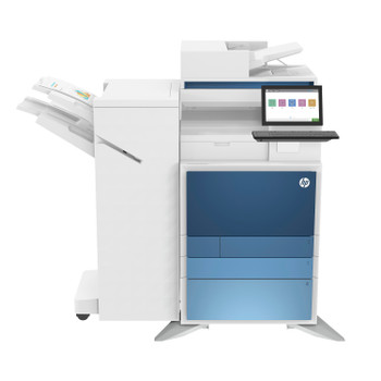 HP Color LaserJet Managed Flow MFP E877z 40ppm / 50ppm / 60ppm / 70ppm A3 Colour Multifunction Printer/Copier + 2000 sheet High Capacity Paper Tray/Stand + Stapler/Stacker Finisher