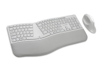 KENSINGTON DUAL WIRELESS ERGO KEYBOARD & MOUSE - GREY