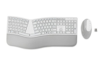 KENSINGTON DUAL WIRELESS ERGO KEYBOARD & MOUSE - GREY