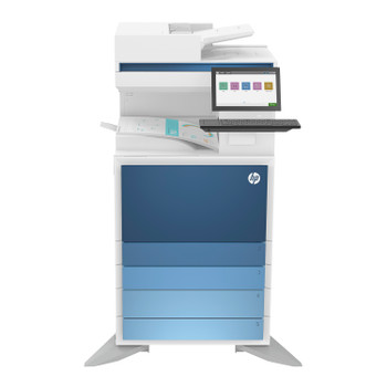 HP Color LaserJet Managed Flow MFP E786z 25ppm / 30ppm / 35ppm A3 Colour Multifunction Printer/Copier + 2x520 sheet Workgroup Paper Tray/Stand