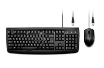 KENSINGTON PRO FIT WASHABLE WIRED KEYBOARD & MOUSE COMBO