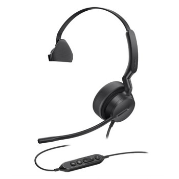 Yealink UH42 Mono CA, USB wired headset, AI-powered noise cancellation, compatibility with both USB-C and USB-A devices