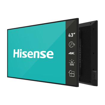 HISENSE DM66GE 43" 4K 24/7 500-NIT ANDROID 14 DIGITAL SIGNAGE DISPLAY