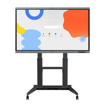 Bundle Deal : Samsung WAFX-P 65" 4K Android 15 Google EDLA Certified Interactive Display With Camera + Trolley