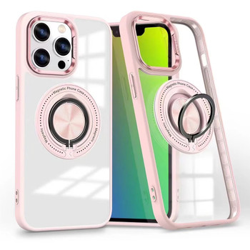USP Apple iPhone 17 Pro Max (6.9') MagSafe Case with Ring Holder Pink - Silicone Bumper,Drop Resistance, Scratch Protection, 5 Years Warranty