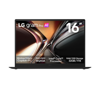 LG GramBook Pro 16" Business Laptop U5 16GB 512GB W11P