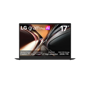 LG GramBook Pro 17" Business Laptop U5 16GB 512GB W11P