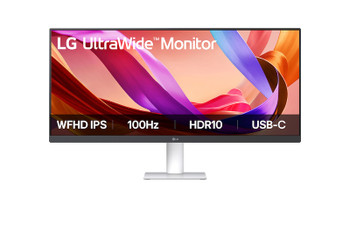 LG 29" 100Hz UWFHD IPS USB-C Monitor - White