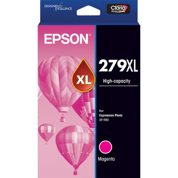 Epson 279XL High Yield Claria Photo HD Magenta Ink Cartridge Genuine for XP-980