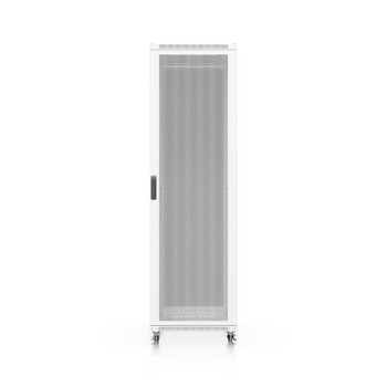 Ubiquiti 42U Rack Cabinet,Assembled Floor Rack, Built-In Fans, Removable Panels, Lockable Casters, Optimal Airflow, Heavy-Duty ,Easy Equipment Access
