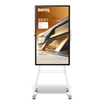 BENQ Board CP5505 55" 4K ANDROID 15 Interactive Display With Camera + Rotating Trolley