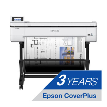 BUNDLE Epson SureColor T5160M 36" Compact Drawing & Poster Multifunction Printer + 3 Year CoverPlus Warranty