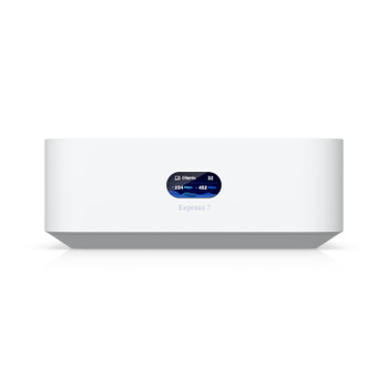 Ubiquiti UniFi Express 7, Mesh-scalable, Super-compact 10G Cloud Gateway, Integrated WiFi 7 With 6 GHz support, 140 m² Coverage