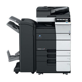 Konica Bizhub C558 55ppm A3 Colour Multifunction Printer/Copier + High Capacity Tray + Booklet Finisher (Second Hand - Used) (C558-RE+HC+BFIN)