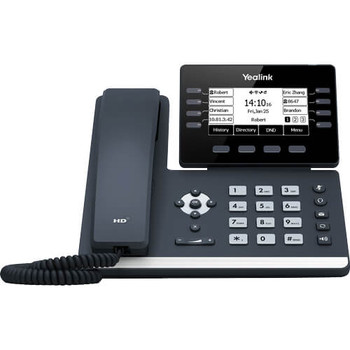*LS Yealink SIP-T53W, 12 Line IP HD Phone, 3.7' 360 x 160 greyscale screen, HD voice, Dual Gig Ports, Built in Bluetooth and WiFi, USB 2.0 Port, SBC R