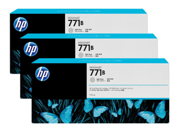 HP 771B Light Gray Ink Cartridge 3-Pack (B6Y30A)