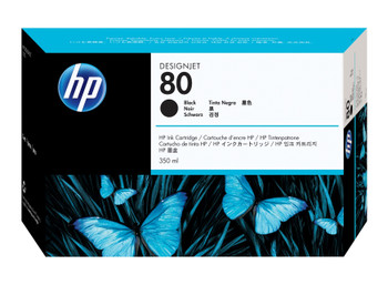 HP No. 80 Black Ink Cartridge 350ml (C4871A)