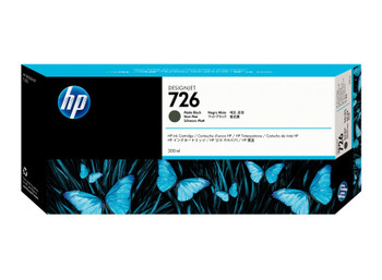 HP 726 300ml Matte Black Ink Cartridge (CH575A)