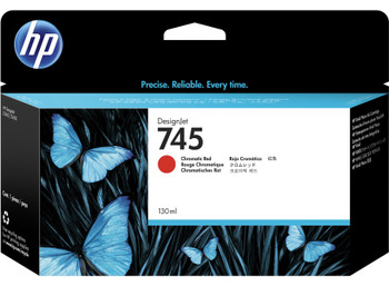 HP 745 130ml Chromatic Red DesignJet Ink Cartridge (F9K00A)