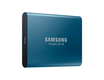 Samsung 250GB T5 PORTABLE SSD, USB 3.1 TYPE-C (BLUE) 3yr Wty