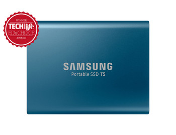 Samsung 250GB T5 PORTABLE SSD, USB 3.1 TYPE-C (BLUE) 3yr Wty