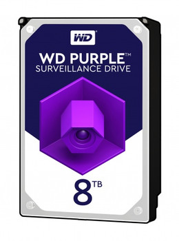 WD Purple 8TB HDD, 3.5" 128MB Cache, 5400RPM, SATA3