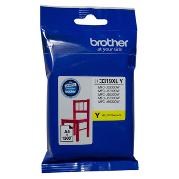 Brother LC-3319XLY High Yield Yellow Ink Cartridge Genuine