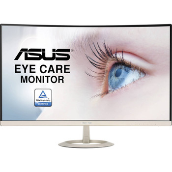 ASUS VZ27VQ Eye Care Curved Monitor 27" FHD, Ultra-slim, Frameless, Flicker Free, Blue Light Filter