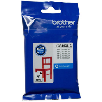 Brother LC-3319XLC Cyan Ink Cartridge - 1,500 Pages (LC-3319XLC)