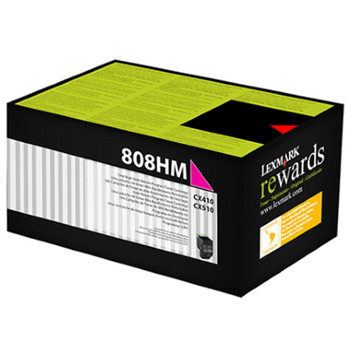 Lexmark 808HME Magenta High Yield CORPORATE Toner Cartridge, 3K,  CX410/CX510