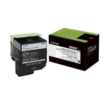 Lexmark 808XKE Black Extra High Yield CORPORATE Toner Cartridge, 8K,  CX510