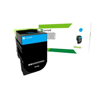 Lexmark 708HCE Cyan High Yield Corporate Toner Cartridge 3K for CS310, CS410, CS510