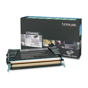 Lexmark C734A1KG Black Toner Cartridge 8K for C734, C736, X734, X736, X738 (C734A1KG)