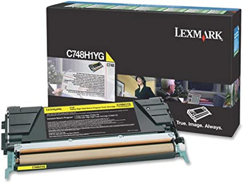 Lexmark C748 Yellow High Yield Return Program Toner Cartridge (10K)