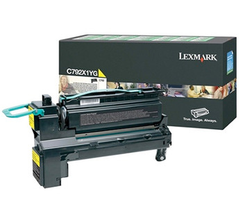 Lexmark C792 Yellow Extra High Yield Return Program Print Cartridge, 20K
